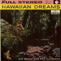 Album back of Hawaiian Dreams by Joe Maize and His Cordsmen