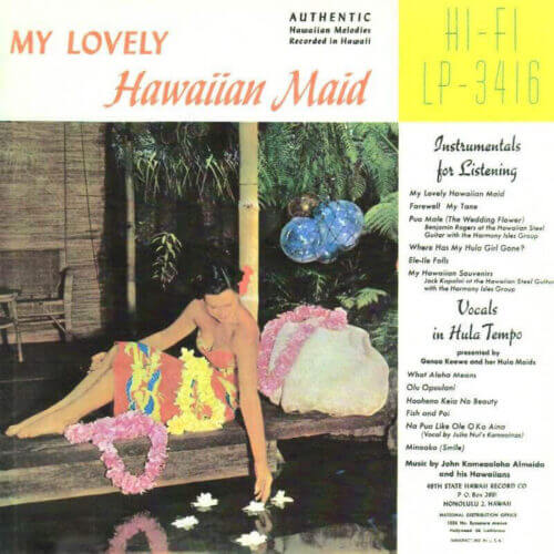 Album cover of My Lovely Hawaiian Maid by John K Almeida