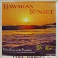 Album cover of Hawaiian Sunset by Richard Kauhi