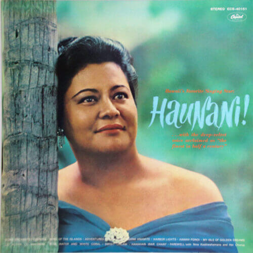 Album cover for Haunani Hawaii's Favorite Singing Star