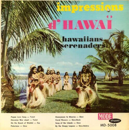 Album cover of Impressions d'Hawaii by Hawaiians Serenaders