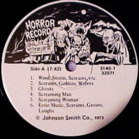 Album cover of Johnson Smith Novelty Company Horror Record by Various Artists