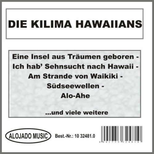 Album cover for Die Kilima Hawaiians