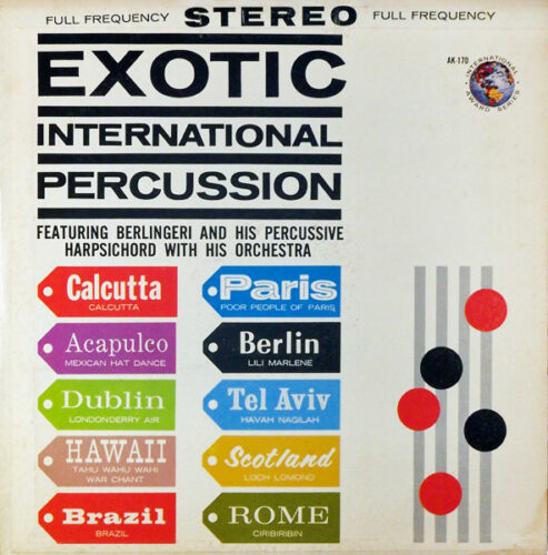 Album cover for Exotic International Percussion