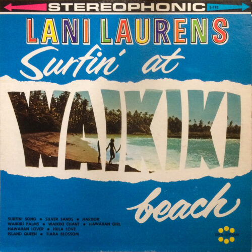 Album cover for Surfin' at Waikiki Beach