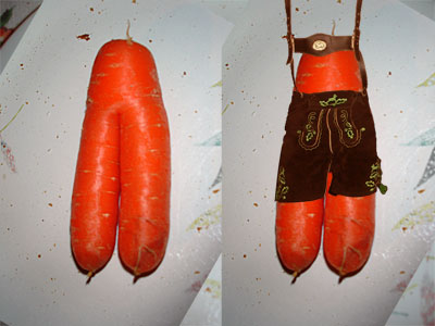Carrot Legs meets Lederhosen • Hanttula