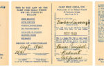 1943 Camp Fire Girls membership card/certificate