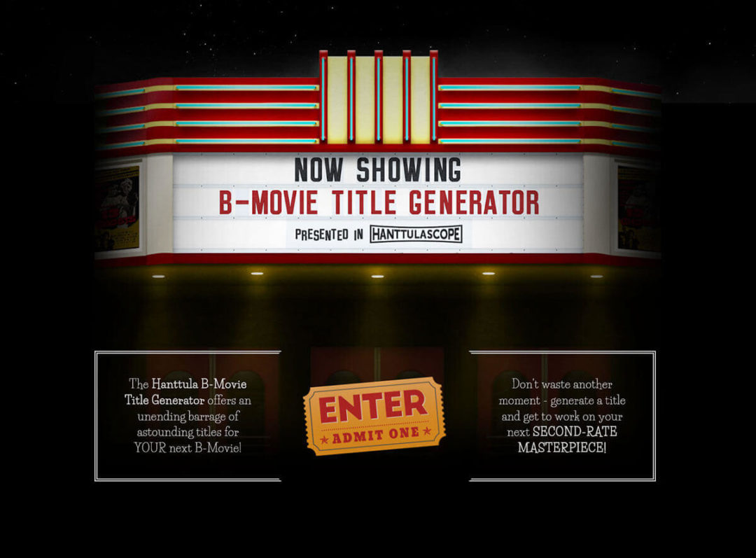 movie review title generator